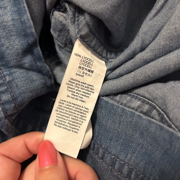 GAP Utility Button-Front Chambray Skirt - Size XS - Picture 5 of 5